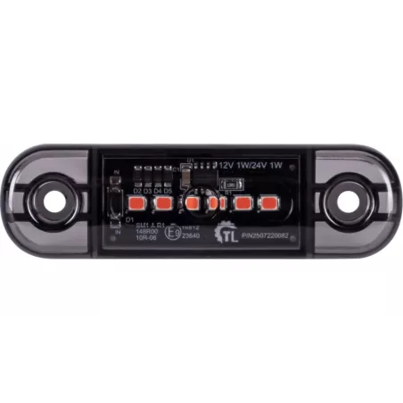 Feu de Gabarit 6 X LED 12 / 24V Dark (Rouge)