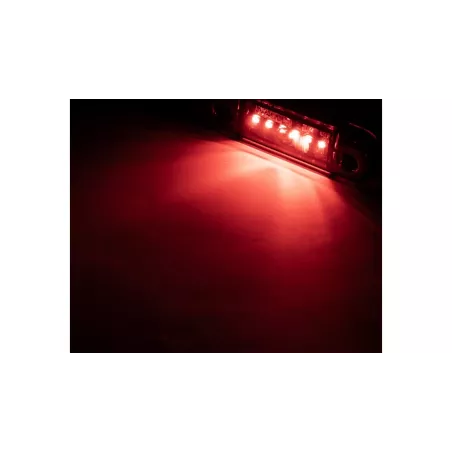 Luz de Gálibo 6 X LED 12 / 24V Dark (Rojo)