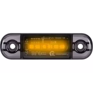 Marker Lamp 6 X LED 12 / 24V Dark (Yellow)
