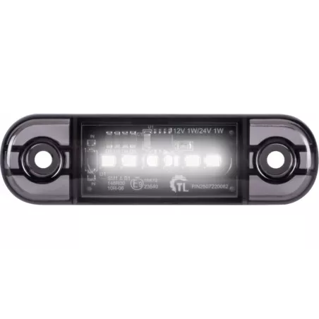 Luz de Gálibo 6 X LED 12 / 24V Dark (Blanco)