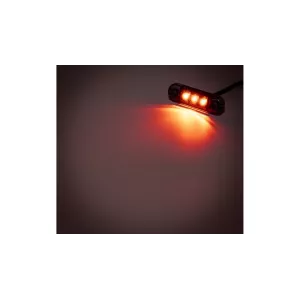 Luz de Gálibo 3 X LED 12 / 24V Dark (Rojo)