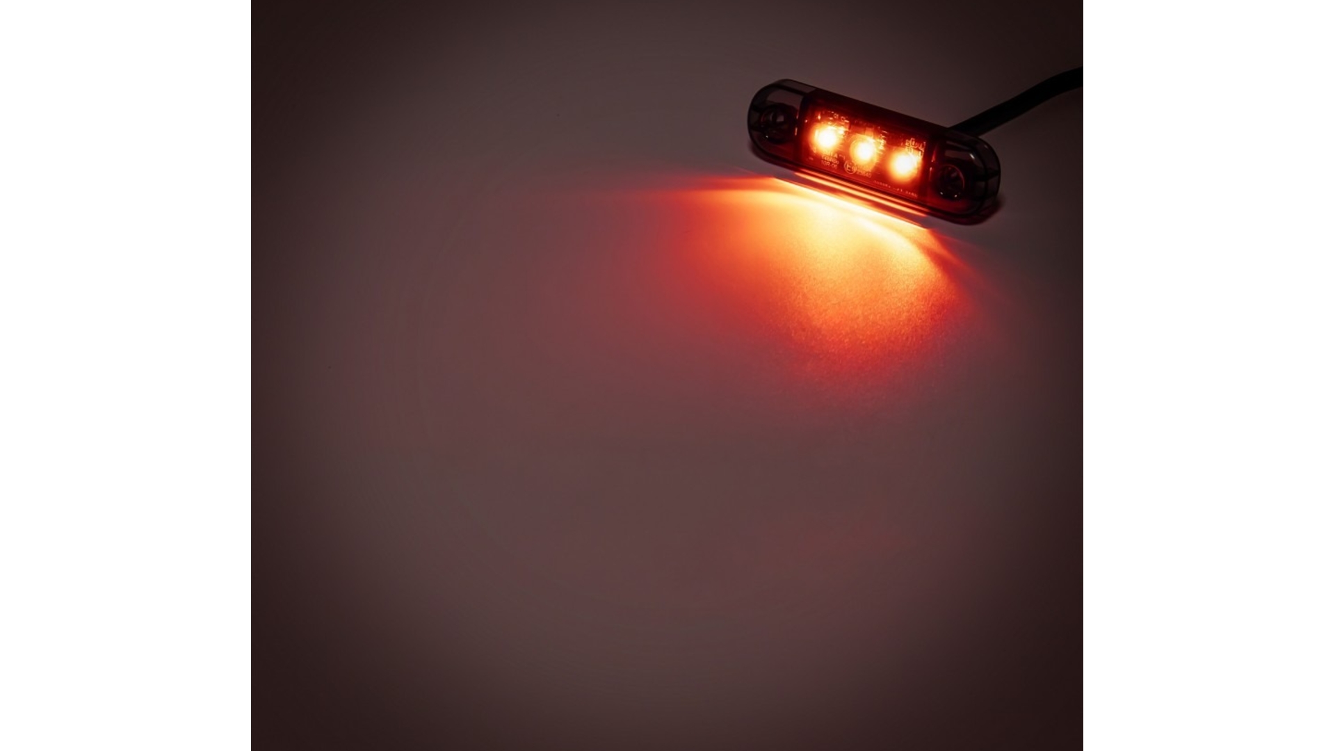 Luz de Gálibo 3 X LED 12 / 24V Dark (Rojo)