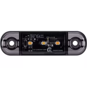 Marker Lamp 3 X LED 12 / 24V Dark (Yellow)
