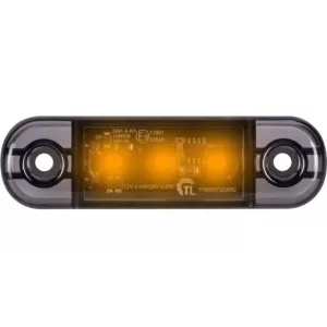 Feu de Gabarit 3 X LED 12 / 24V Dark (Jaune)