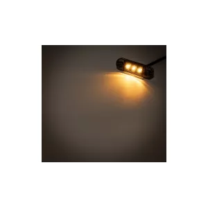Feu de Gabarit 3 X LED 12 / 24V Dark (Jaune)