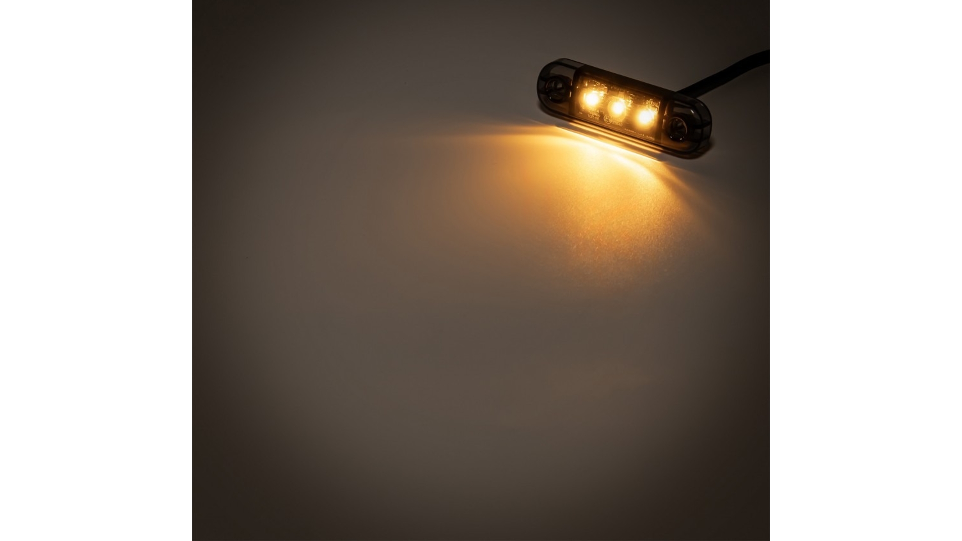 Luz de Gálibo 3 X LED 12 / 24V Dark (Amarillo)