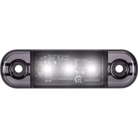 Luz de Gálibo 3 X LED 12 / 24V Dark (Blanco)