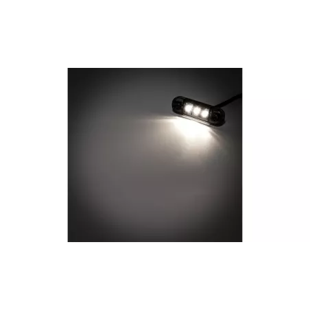 Luz de Gálibo 3 X LED 12 / 24V Dark (Blanco)