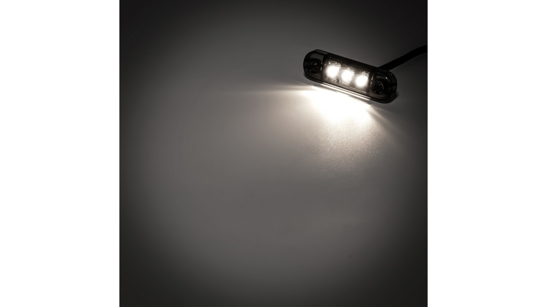 Luz de Gálibo 3 X LED 12 / 24V Dark (Blanco)