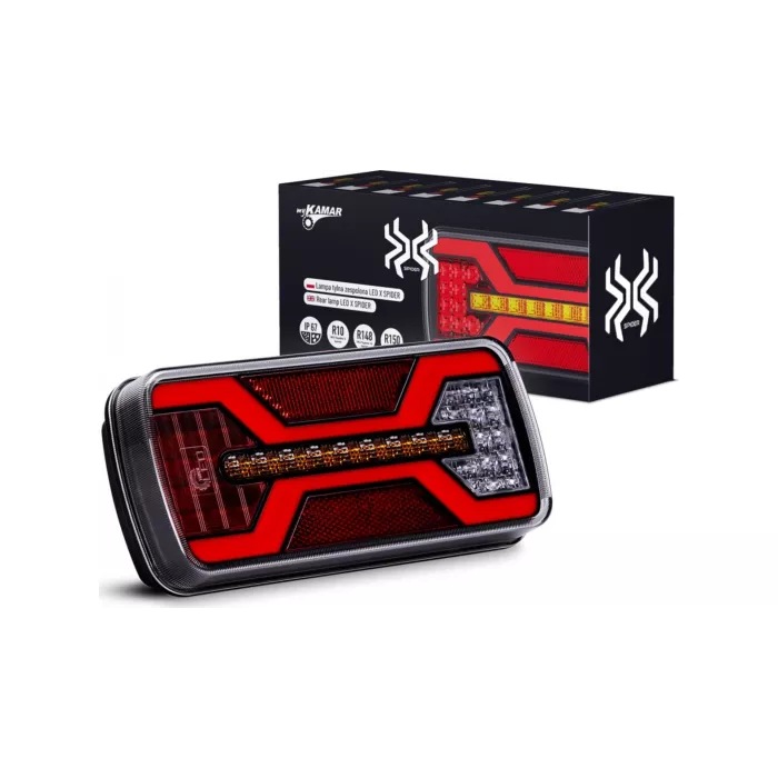 Rückleuchte LED X-Spider 1 Position / Nebel Npl