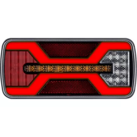 Rückleuchte LED X-Spider 1 Position / Nebel Npl