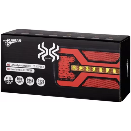 Rückleuchte LED X-Spider 1 Position / Nebel Npl