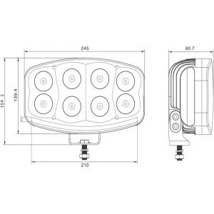 Driving Lamp LED + Bottom Position LED Tl 12 / 24V