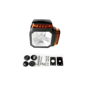Reflektor Drogowy LED + Strobo + Podgrzewany Klosz