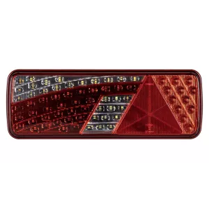 Rückleuchte 69 X LED Mit Dreieck (Weiss-Rot) Links