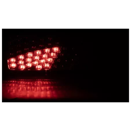 Rückleuchte 69 X LED Mit Dreieck (Weiss-Rot) Links