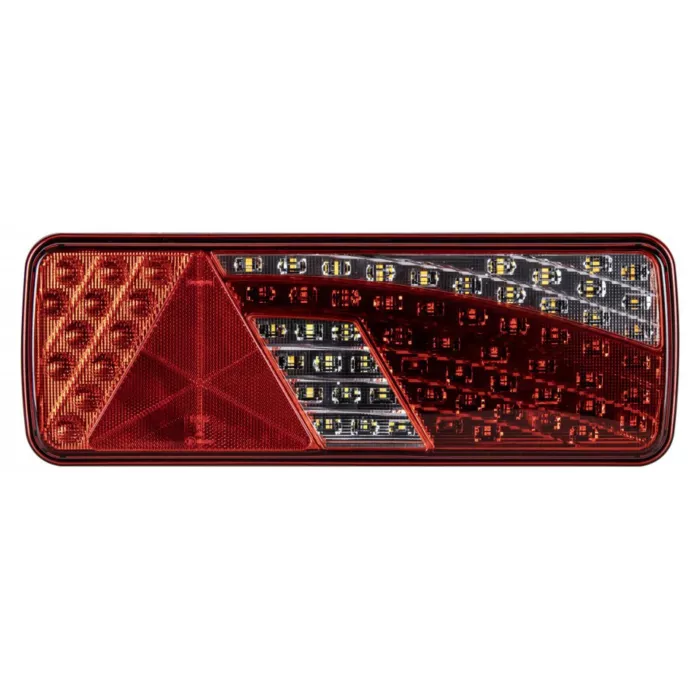 Piloto Trasero 69 X LED con Triángulo (Blanco-rojo) Dch