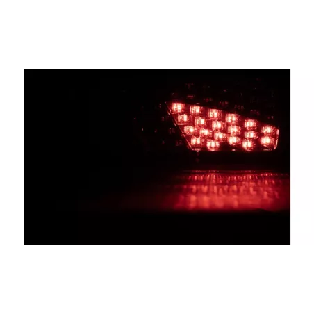 Rückleuchte 69 X LED Mit Dreieck (Weiss-Rot) Rechts