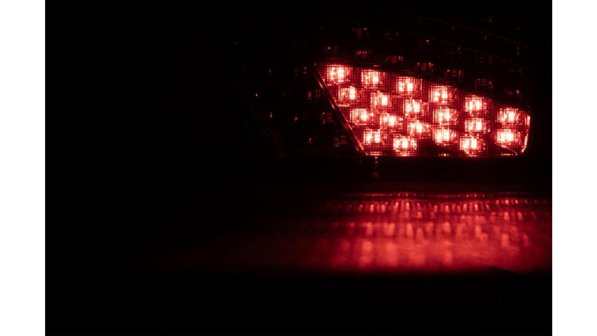 Piloto Trasero 69 X LED con Triángulo (Blanco-rojo) Dch