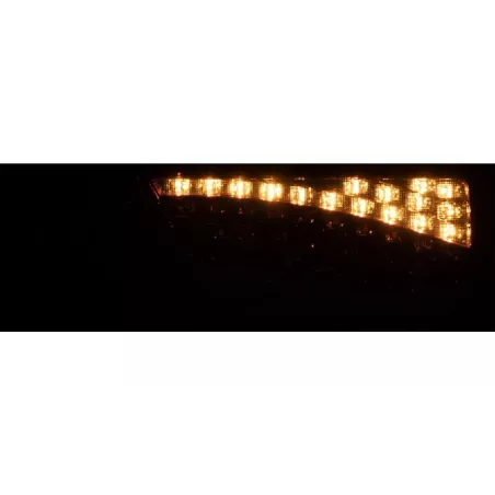 Rückleuchte 69 X LED Mit Dreieck (Weiss-Rot) Rechts