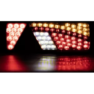 Piloto Trasero 69 X LED con Triángulo (Blanco-rojo) Dch