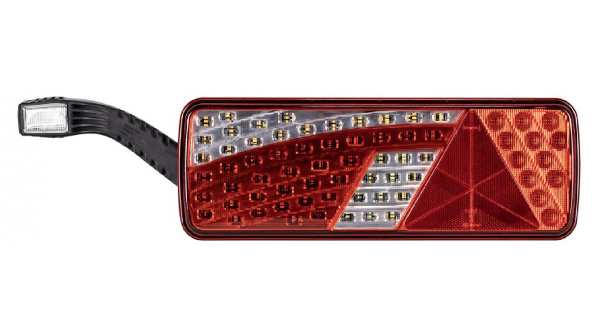 Feu Arrière 69+6 X LED Avec Triangle Et Feu de Gabarit Gauche