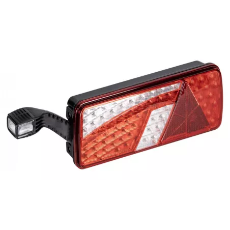 Rückleuchte 69+6 X LED Mit Dreieck Und Umrissleuchte Links
