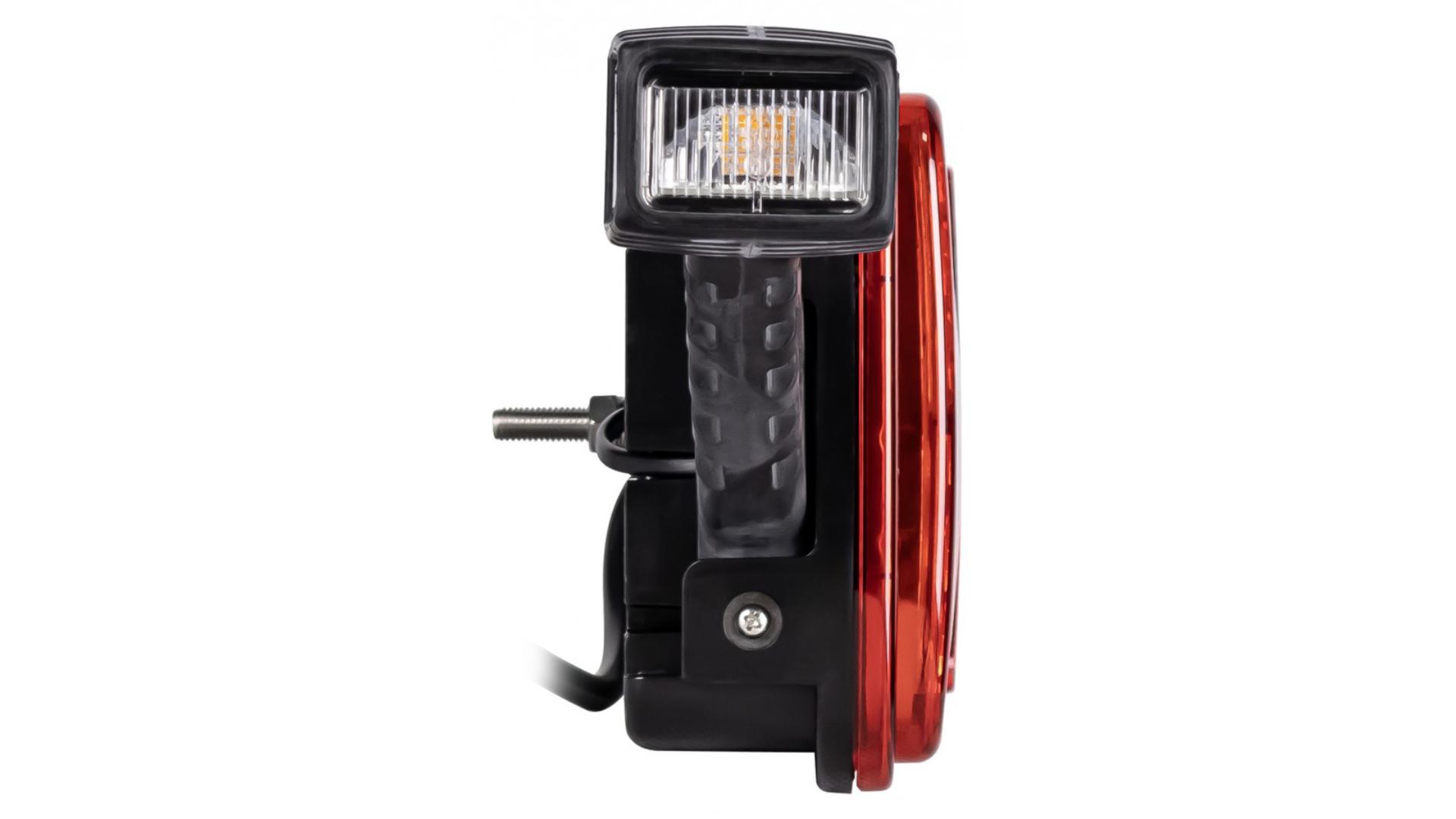 Rückleuchte 69+6 X LED Mit Dreieck Und Umrissleuchte Links