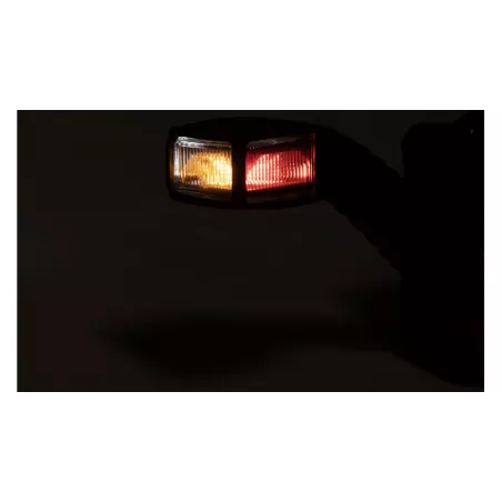 ЗАДНИЙ ФОНАРЬ 69+6 X LED С ТРЕУГОЛЬНИКОМ И ГАБАРИТНЫМ ФОНАРЕМ ЛЕВ.