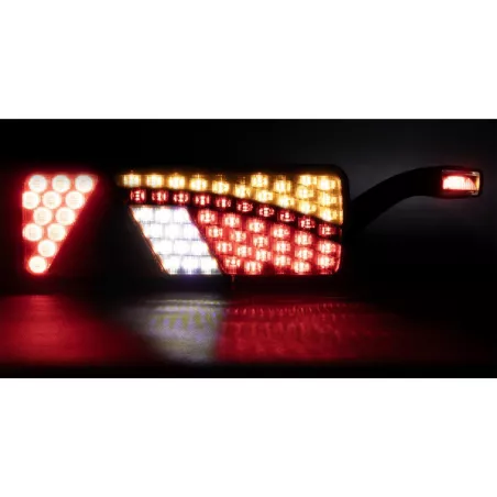 Tail Lamp 69+6 X LED With Triangle And Marker RH