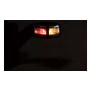 Rückleuchte 69+6 X LED Mit Dreieck Und Umrissleuchte Rechts