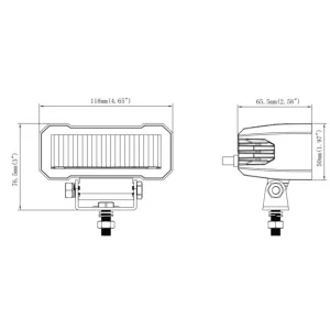 Reflektor Drogowy 2 X LED 12 / 24V