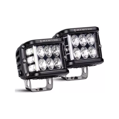 Fernlichtscheinwerfer 2 X LED 12 / 24V