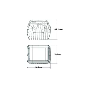Driving Lamp 2 X LED 12 / 24V
