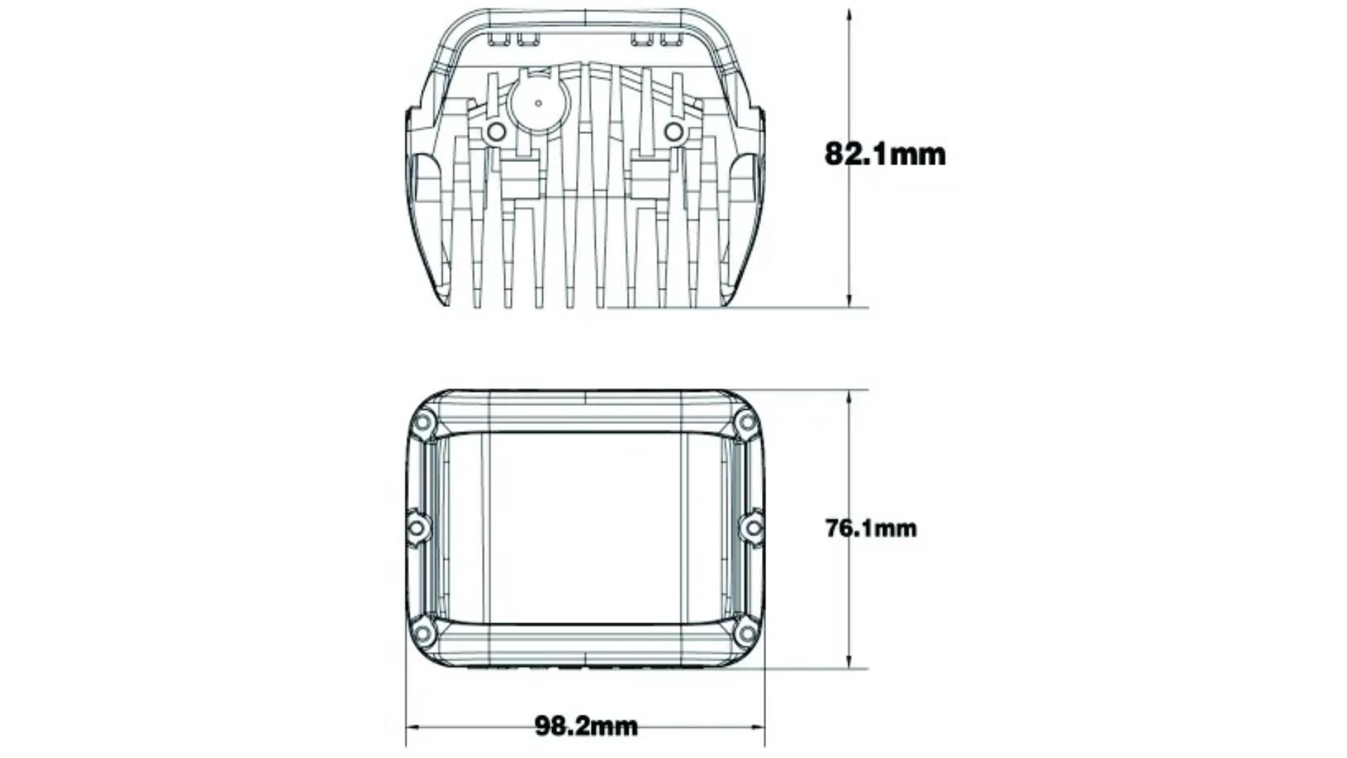 Driving Lamp 2 X LED 12 / 24V