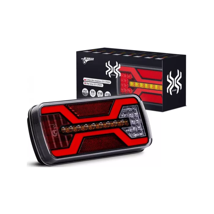 Piloto Trasero LED X-spider 1 Posición / Antiniebla