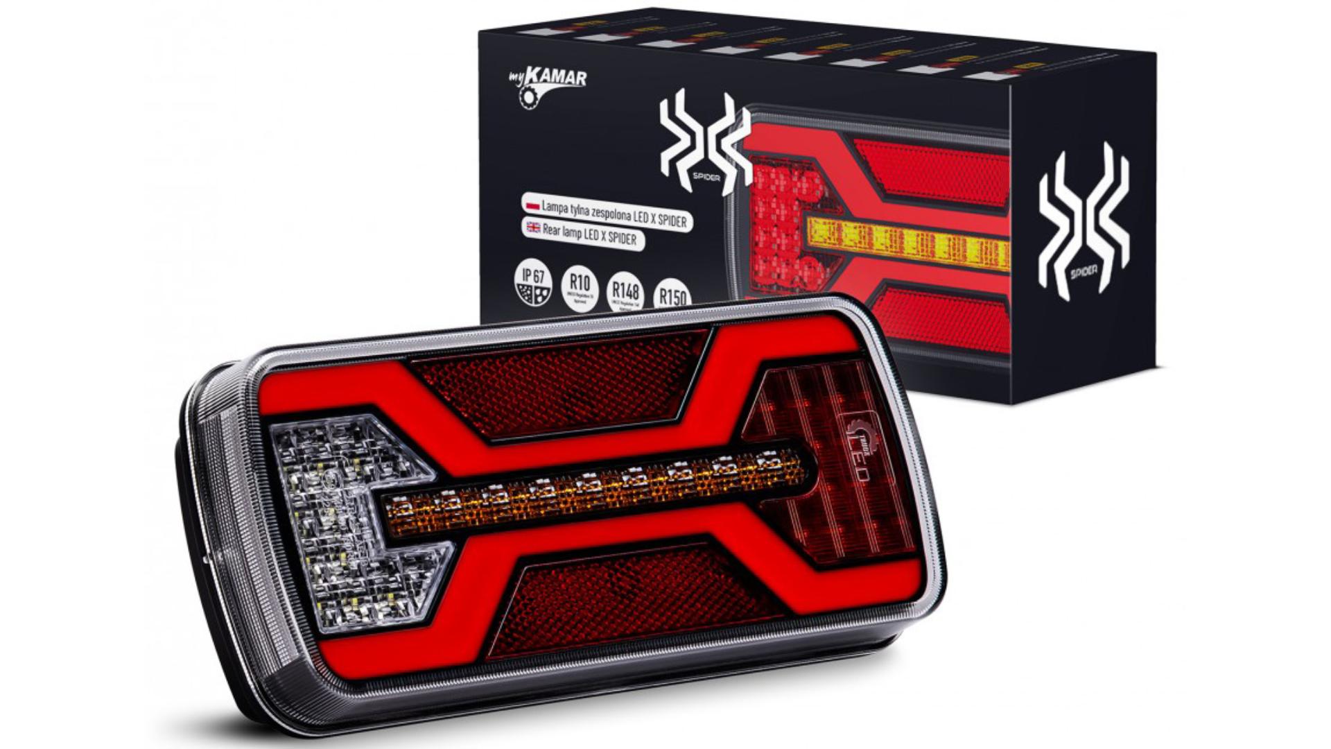 Piloto Trasero LED X-spider 1 Marcha Atrás