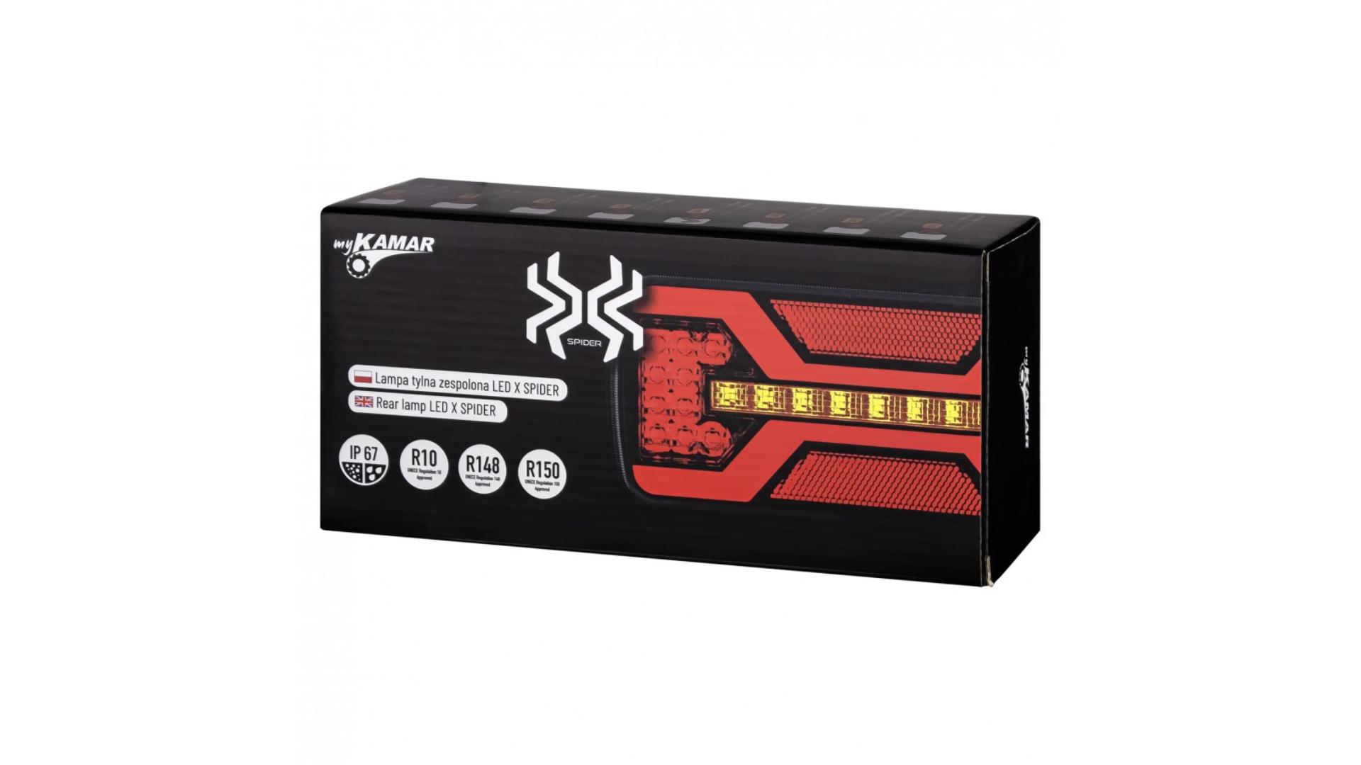 Piloto Trasero LED X-spider 1 Marcha Atrás