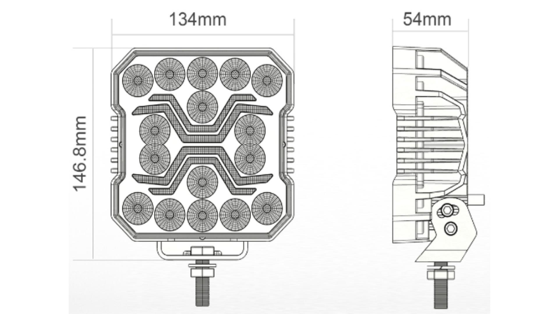 Faro de Trabajo X-spider 1 (LED)