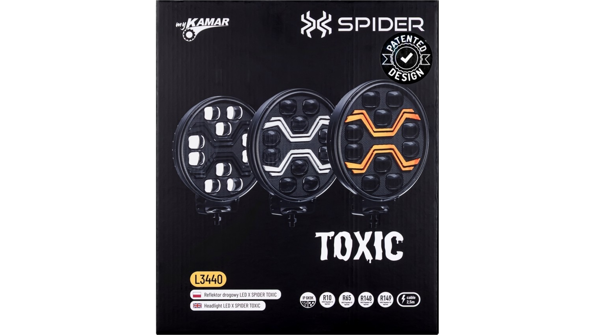 X-spider Toxic Driving Lamp (LED)