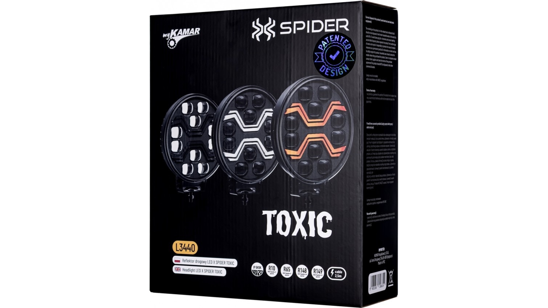 X-spider Toxic Driving Lamp (LED)