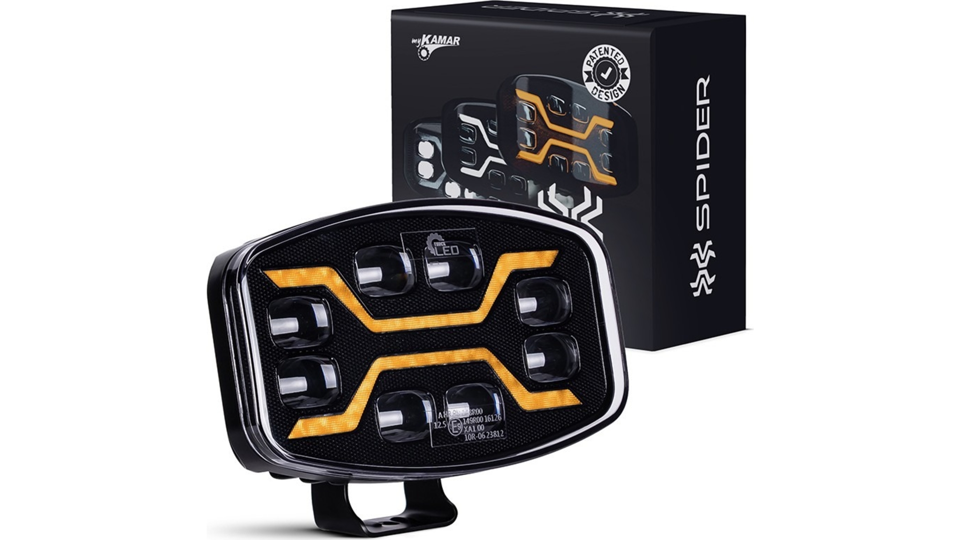 Driving Lamp X-spider With Position Light And Amber Strobe Function (LED)