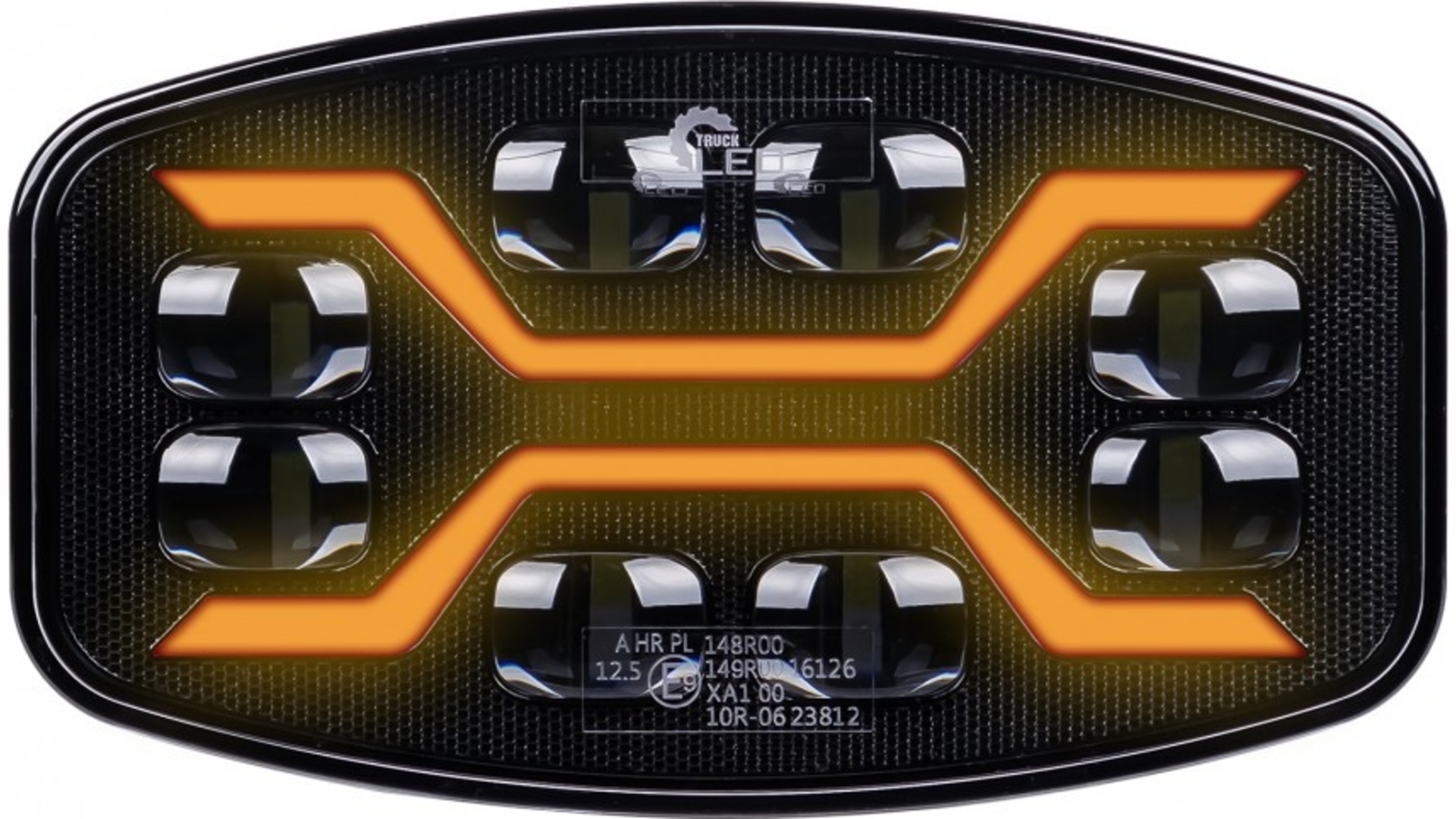 ФАРА ДАЛЬНЕГО СВЕТА X-SPIDER С ГАБАРИТНЫМ ОГНЕМ И ОРАНЖЕВЫМ СТРОБОСКОПОМ (LED)