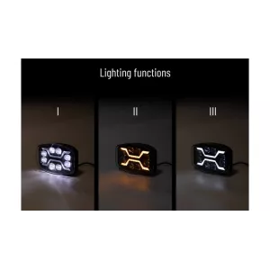 Driving Lamp X-spider With Position Light And Amber Strobe Function (LED)