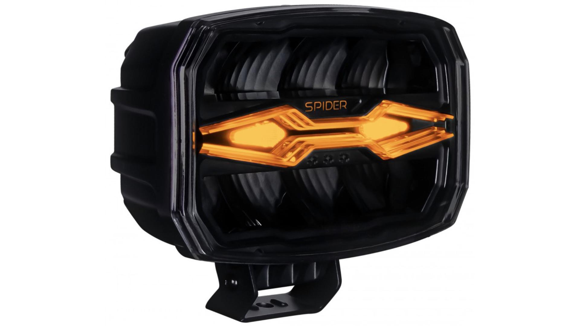 Fernscheinwerfer X-Spider Ninja (LED, Oval Mit Fernlicht-Halogen)