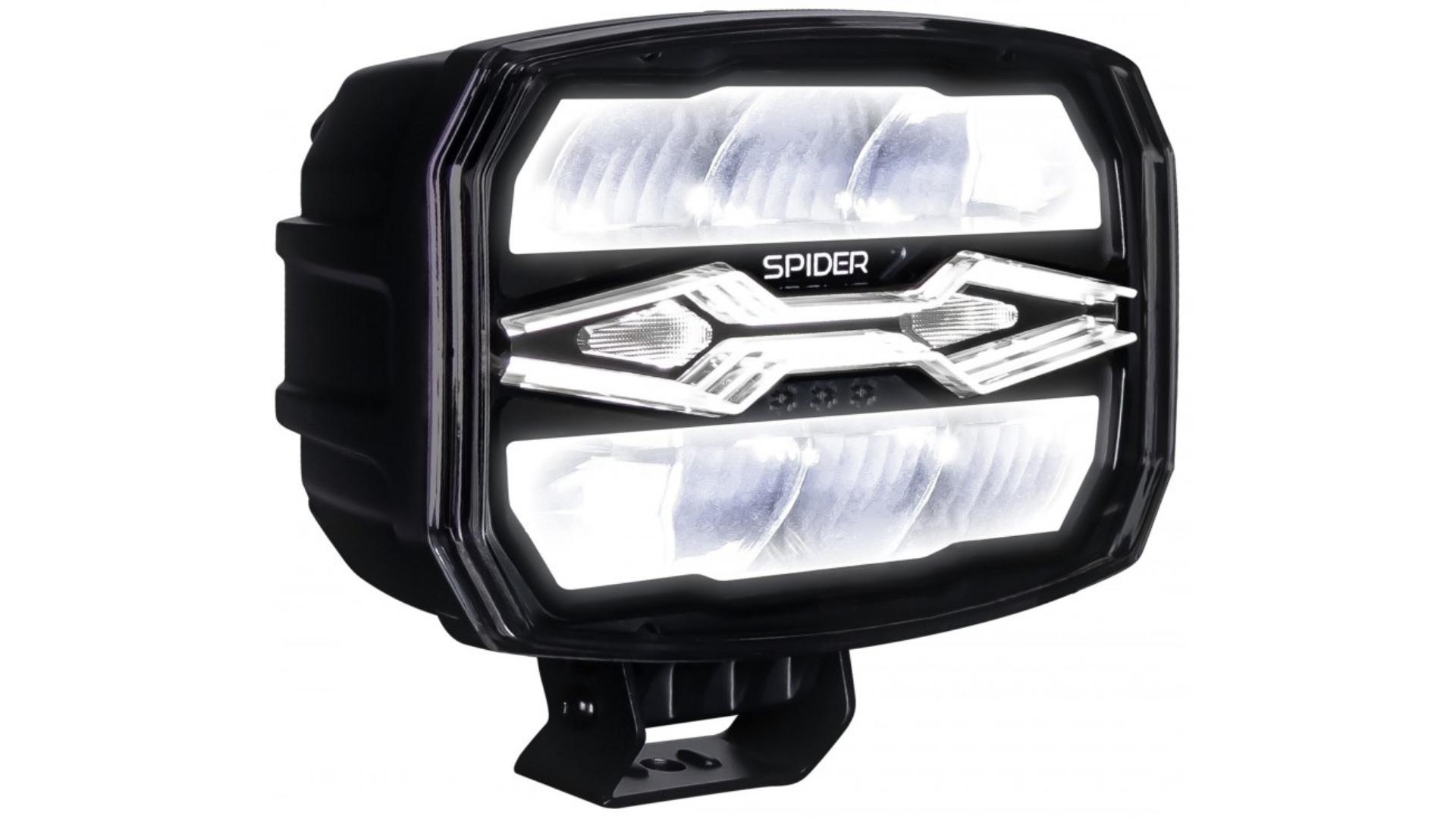 X-spider Ninja Driving Lamp (LED, Oval, With Long-Range Halogen)