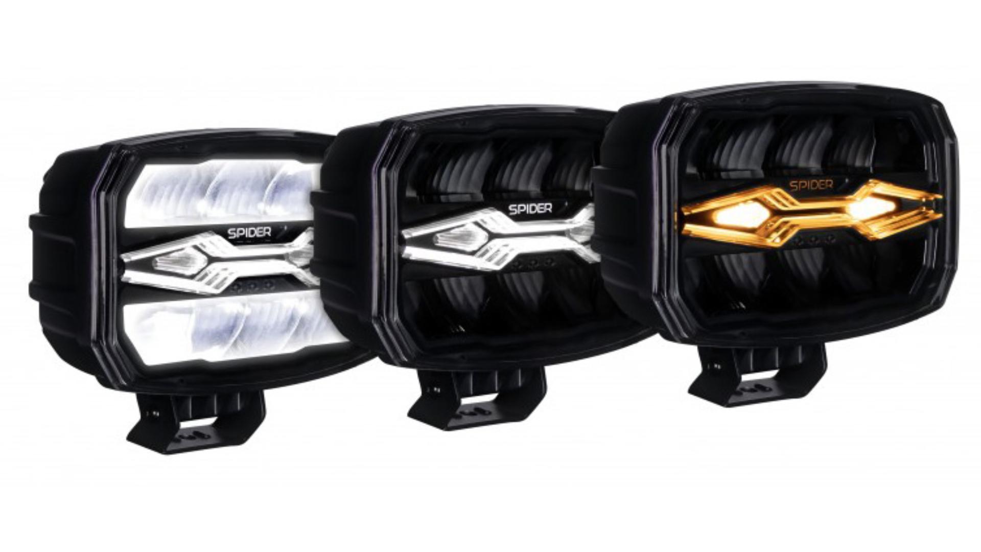 X-spider Ninja Driving Lamp (LED, Oval, With Long-Range Halogen)