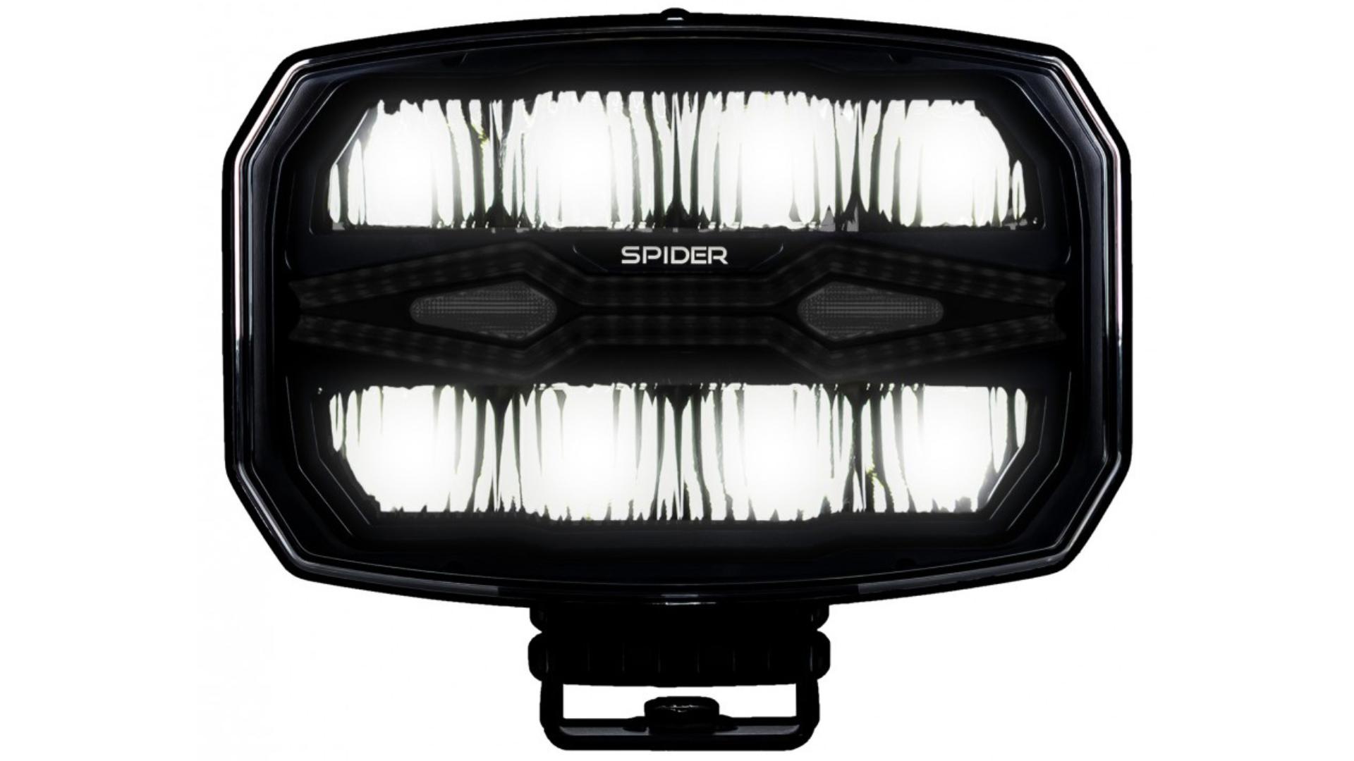 Fernscheinwerfer X-Spider Ninja (LED, Oval Mit Fernlicht-Halogen)