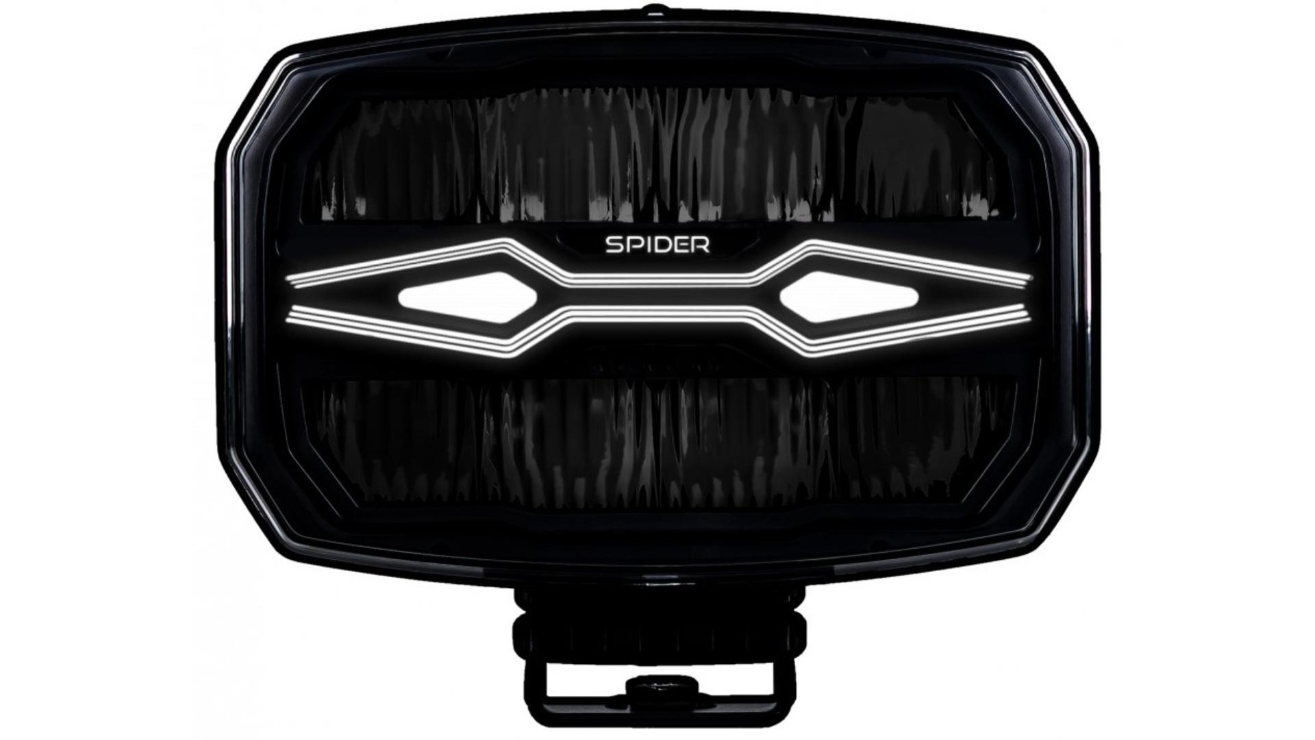 X-spider Ninja Driving Lamp (LED, Oval, With Long-Range Halogen)