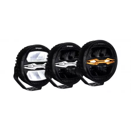 Reflektor Drogowy  X-spider Ninja Strobo Halogen Dalekosiężny (LED, Okrągły)